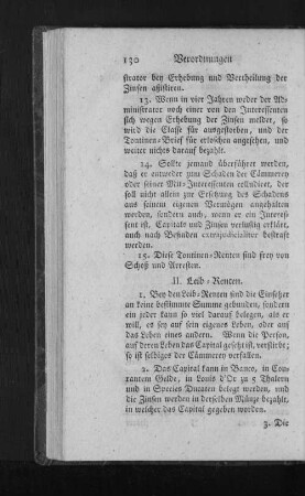II. Leib-Renten.