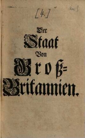 Der Staat Von Groß-Britannien