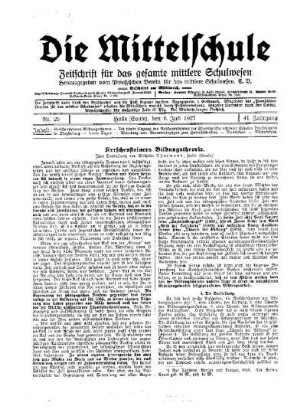 Kerschensteiners Bildungstheorie : ihre Darstellung