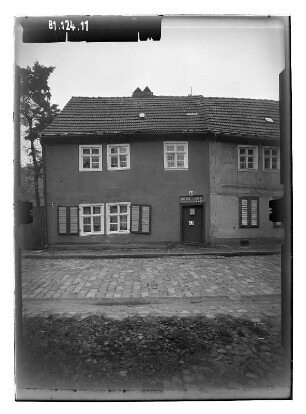 Bernau, Hohe Steinstraße 31. Wohnhaus. Straßenfront