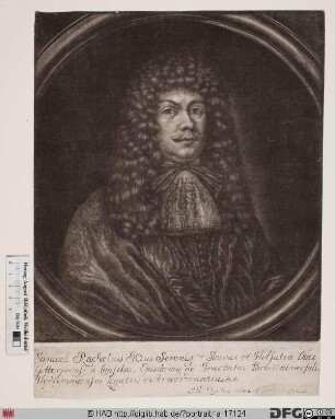 Bildnis Samuel Rachel(ius)