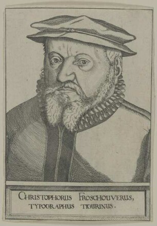 Bildnis des Christoph Froschauer dem Älteren?