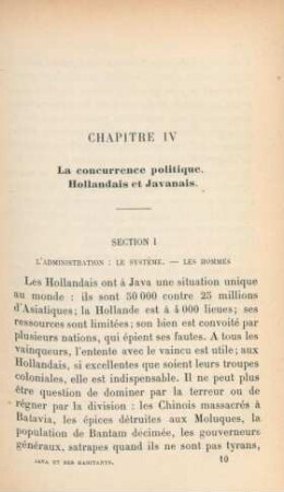 Chapitre IV. La concurrence politique. Hollandais et javanais
