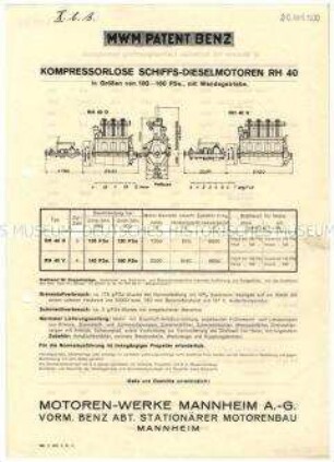 Schiffs-Dieselmotor