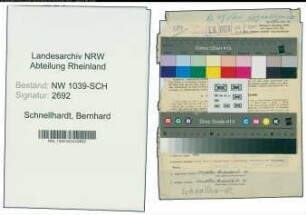 Entnazifizierung Bernhard Schnellhardt , geb. 04.03.1907 (Amtsinspektor)