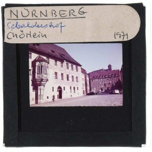 Nürnberg, Chörlein am Sebalder Pfarrhof (Kopie von 1898/1902),Nürnberg, Sebalder Pfarrhof