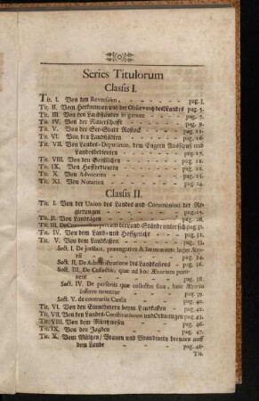 Series Titulorum