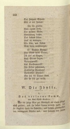 [Die gemischten dichterischen Formen]