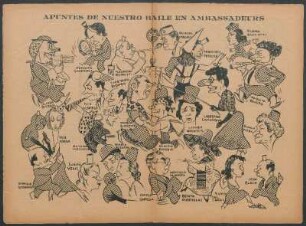 Apuntes de nuestro Baile en Ambassadeurs [Dibujo]