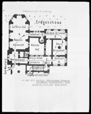 Berlin, Märkisches Museum, Ausschnitt, Erdgeschoss