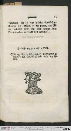 Verbesserung zum ersten Stuek