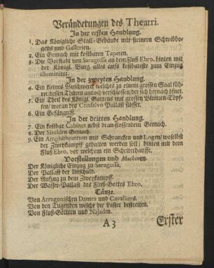 Veränderungen des Theatri