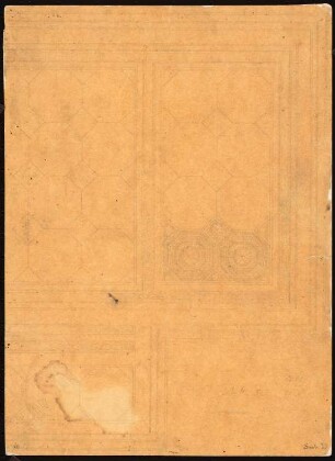 Villa, Kairo (?): Deckengestaltung Kassettendecke