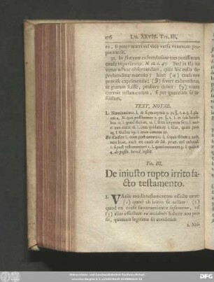 Tit. III. De iniusto rupto irrito facto testamento.
