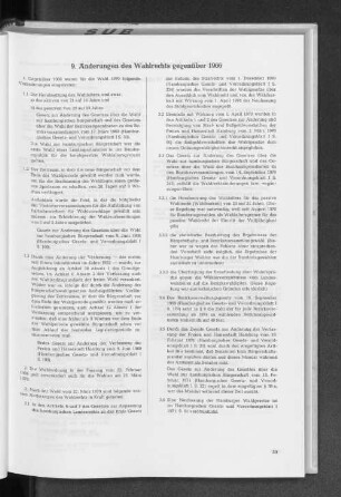 9. Änderungen des Wahlrechts gegenüber 1966
