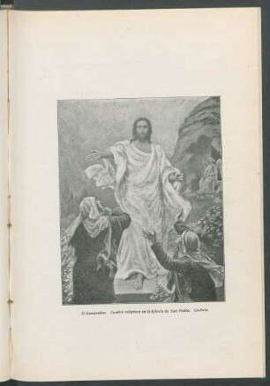 El encuentro. [Grabado] : Cuadro religioso en la Iglesa de San Pablo. Corinto. [Grabado del Christian Herald]