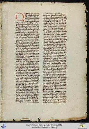 (1ra – 108va) Lectura Institutionum.