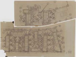GeWoBAG-Siedlung, Berlin-Tegel Grünplanung: Lageplan/Pflanzplan 1:200