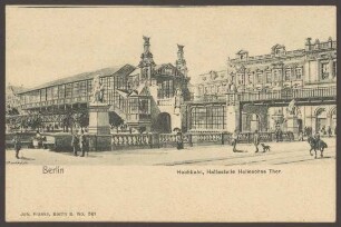 Ansichtskarte „Hochbahn, Haltestelle Hallesches Thor“ [3/3]