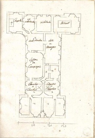Gärtner, Andreas; Gebäude-Entwurf "T" - Grundriss