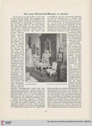 3: Das neue Suermondt-Museum in Aachen
