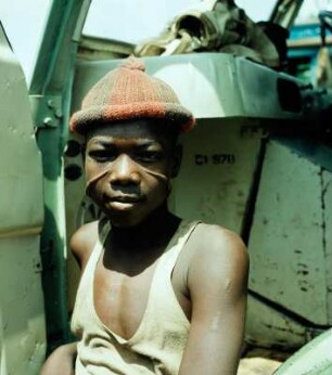 Bolgatanga. Portrait eines jungen Mannes