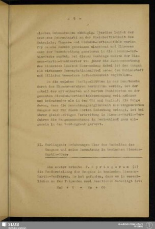 II. Vorliegende Erfahrungen über das Verhalten des Mangans und seine Ausnutzung im basischen Siemens-Martin-Ofen
