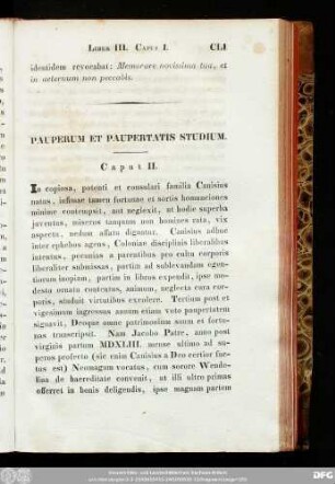 Pauperum Et Paupertatis Studium. Caput [X]II.