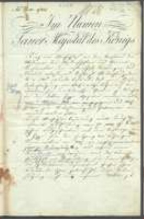Brief von Regenkreis / Kammer des Innern an Regensburgische Botanische Gesellschaft
