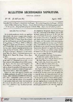 Nr. 27 (Agosto 1853)