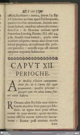 Caput XII. Perioche