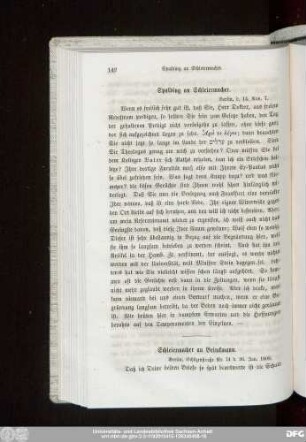 Schleiermacher an Brinckmann. Berlin, Schützenstraße Nr. 74 d. 26. Jan. 1808.