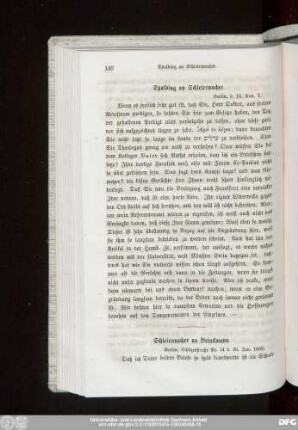 Schleiermacher an Brinckmann. Berlin, Schützenstraße Nr. 74 d. 26. Jan. 1808.