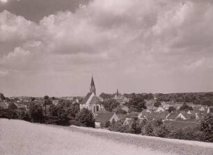 Dahlen, Ansicht von Osten auf die Stadt mit der Stadtkirche