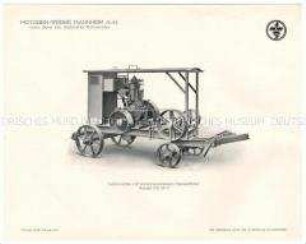 Lokomobil mit Dieselmotor
