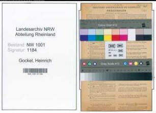 Entnazifizierung Heinrich Gockel, geb. 30.09.1901 (Zimmerer)