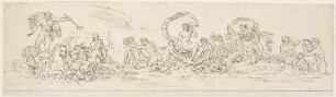Triumphzug des Neptun, mit Meeresgöttern und Nereiden auf Delphinen