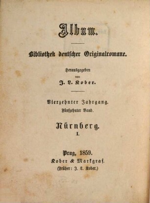 Nürnberg : culturhistorischer Roman, 1