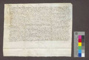 Lehnrevers des Andris Matmüller zu Ehrenstetten gegenüber dem Domkapitel zu Basel als Kirchherrn zu Kirchhofen.