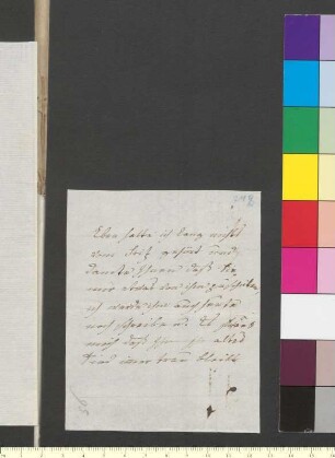Brief von Stein, Charlotte von an Goethe, Johann Wolfgang von