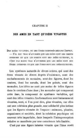 Des idées vivantes, ou des êtres composés dedans l'esprit.