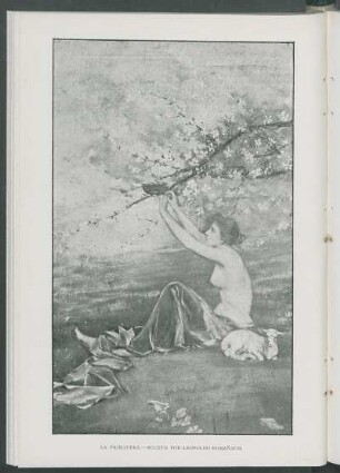 La primavera. [Dibujo] : [Grabado de Taveyra]