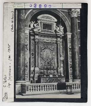 Rom, St. Peter: Capella Gregoriana, errichtet 1580