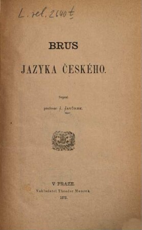 Brus jazyka českého