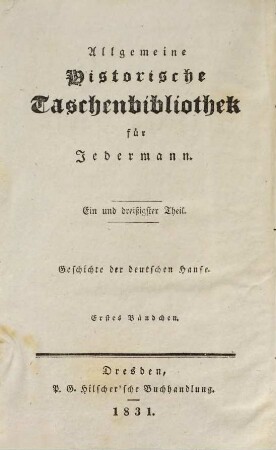 Geschichte der deutschen Hanse, 1