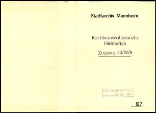 Industrie- und Handelskammer für die Pfalz, Ludwigshafen/Rhein - Abwicklung alter Rechtsverhältnisse