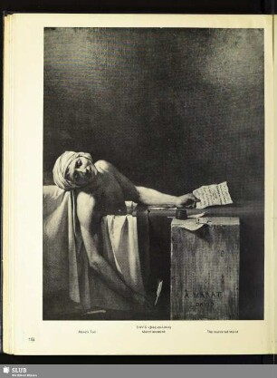 David (Jacques-Louis) - Marats Tod