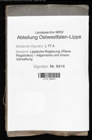 Regulierung der Landesgrenze auf Gut Dalbke