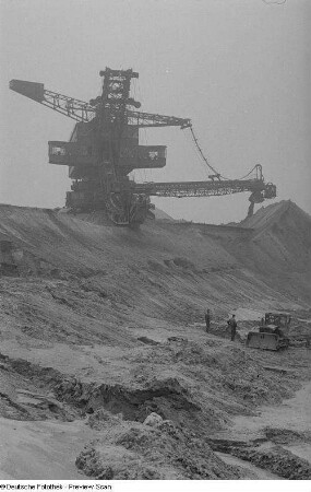 Bagger RS 560 im Tagebau Schleenhain