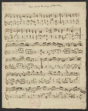 Herr Christ der einig Gotts Sohn; org; F-Dur; BWV Anh. II 77